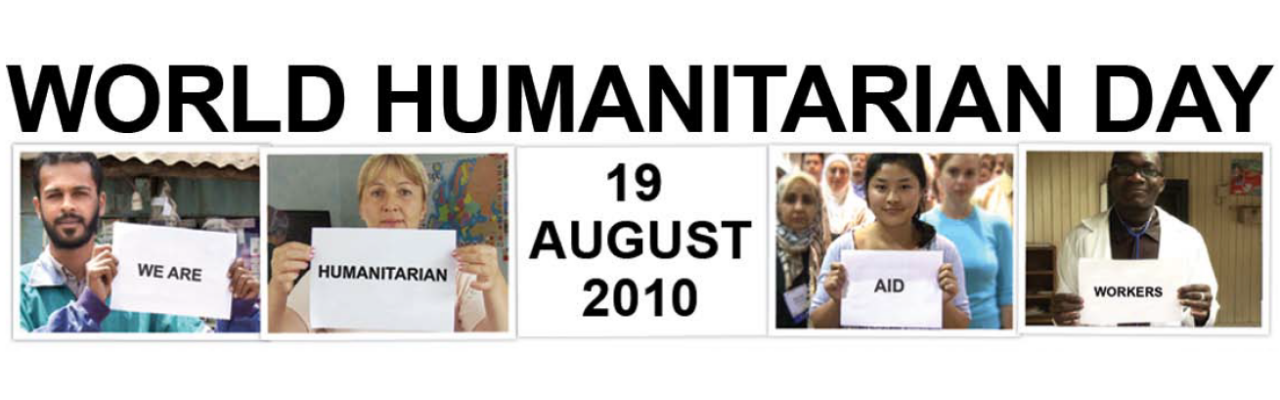 World Humanitarian Day 2010 banner